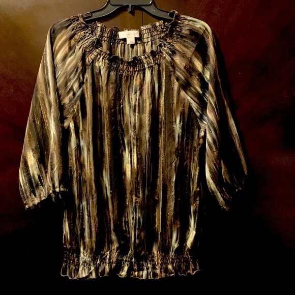 Christopher‎ and Banks women’s glamour top size large - Picture 1 of 7